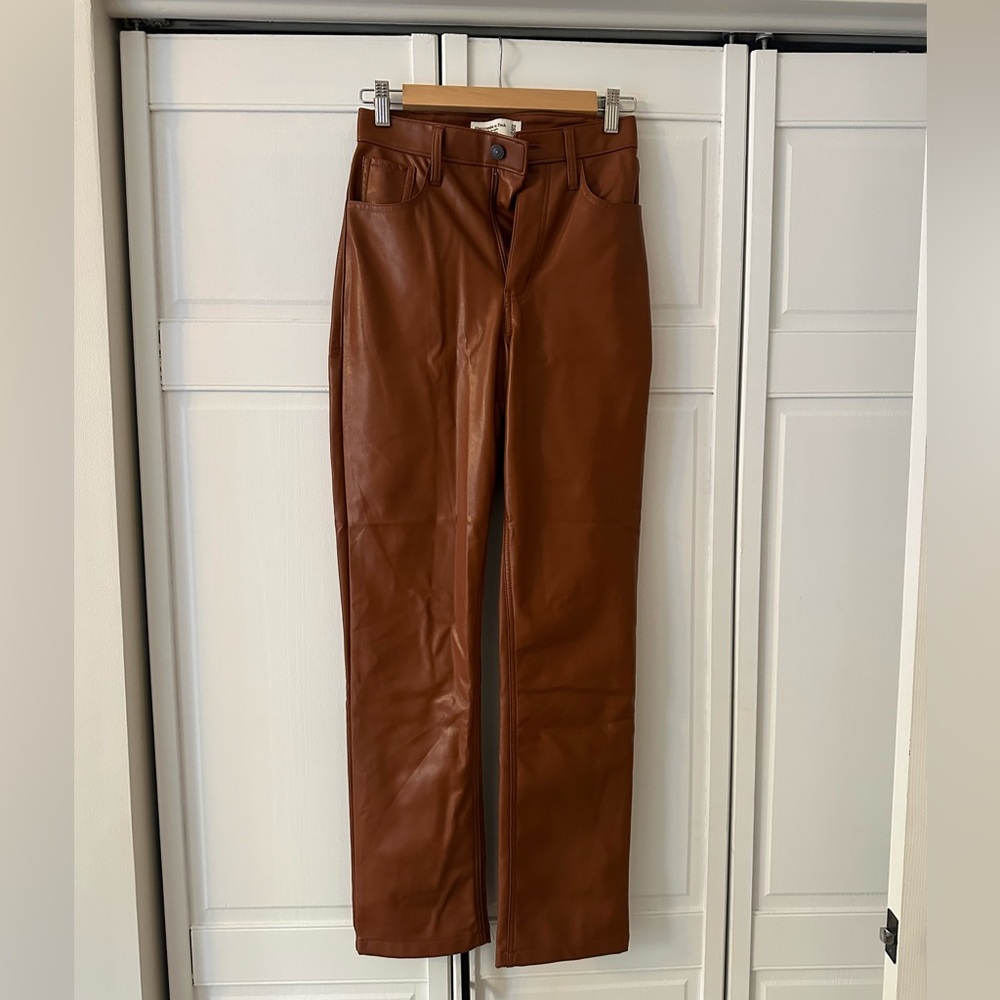 Abercrombie leather pants